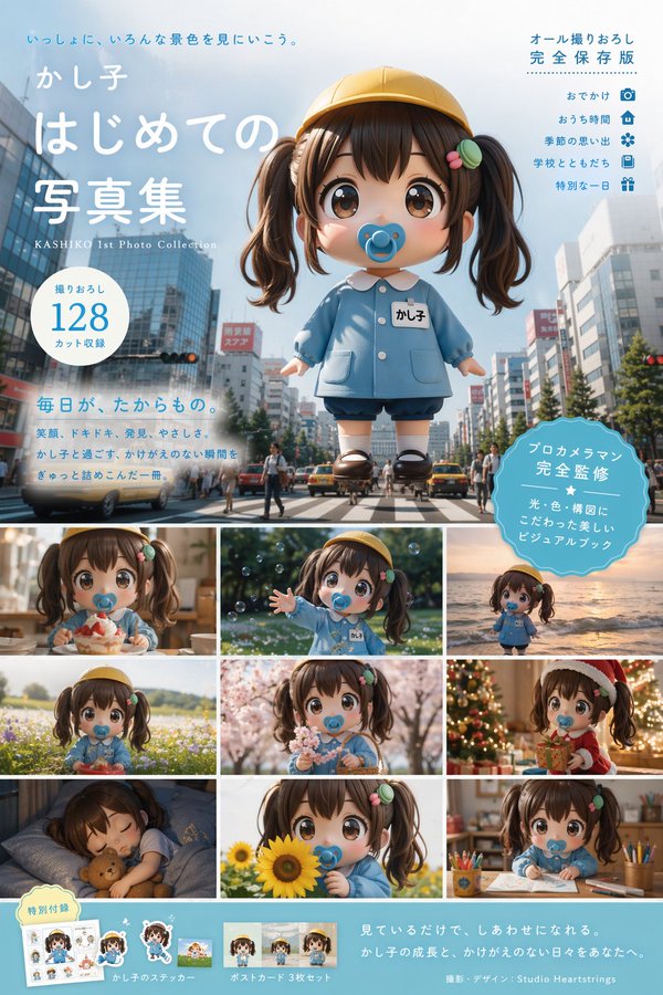 Please use this character to create a photo book crafted by a…