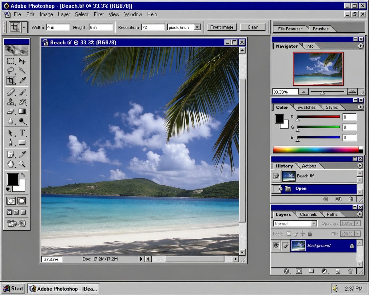Nostalgic Software Interface