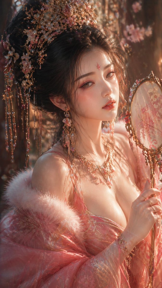 Chinese style CG illustration, Tang dynasty aesthetics, stunning…