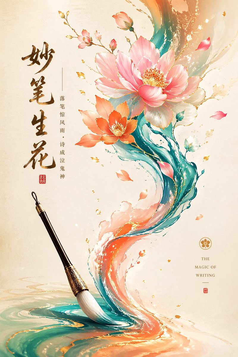 Minimalist Oriental aesthetics × Commercial illustration style, theme…