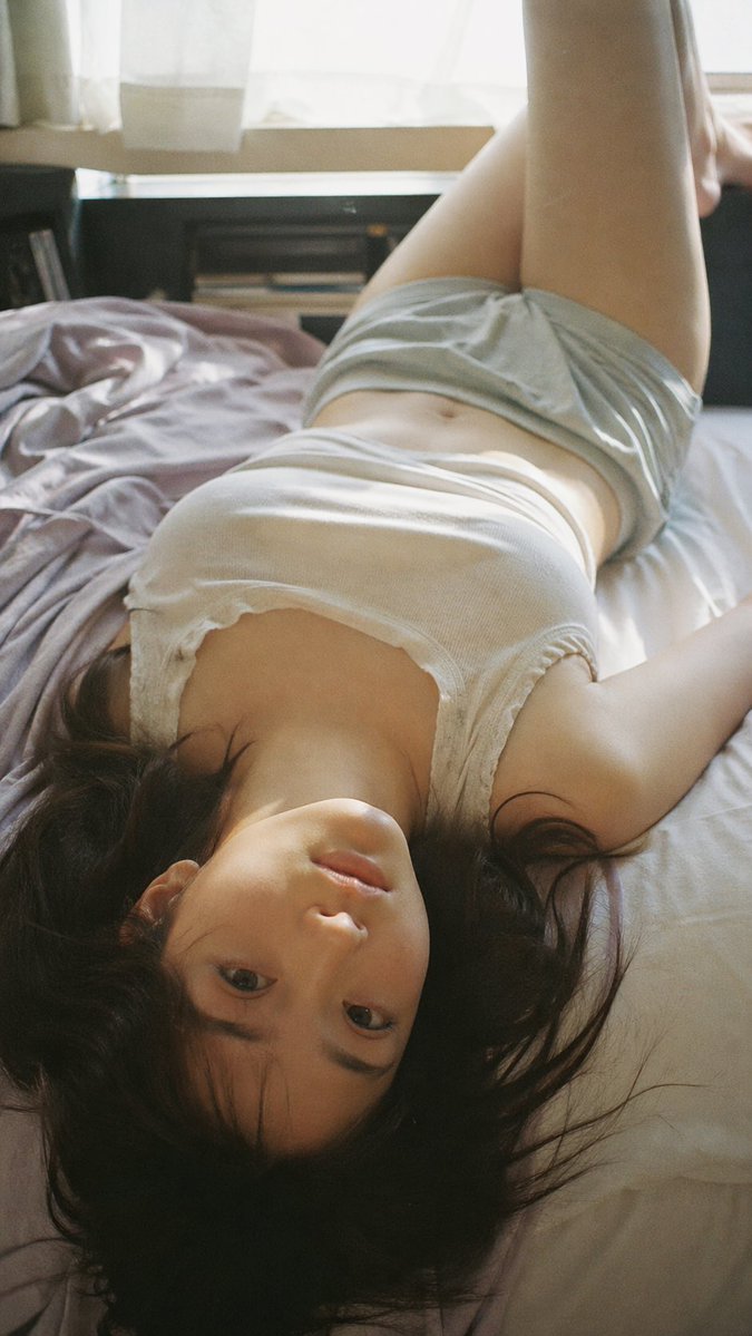 Japanese negative film aesthetic, lazy summer indoor scene, soft…
