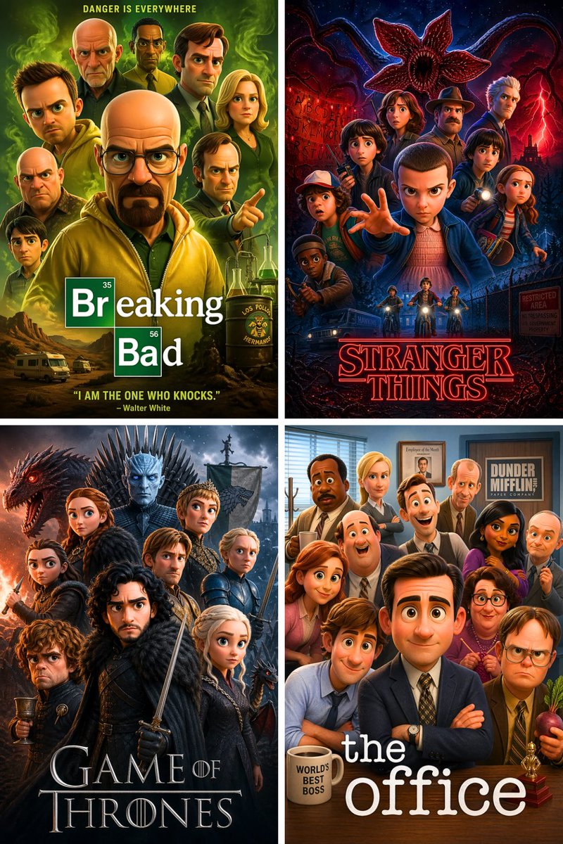 Pixar 3D CGI animated movie poster style, ensemble cast featuring the…