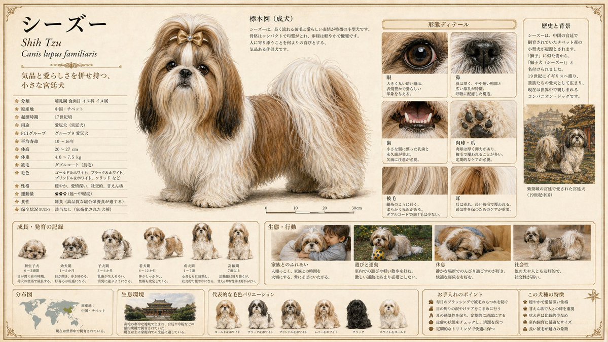 Infographic / Edu Visual - Detailed Animal Encyclopedia Generation