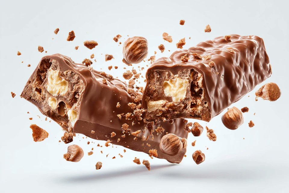 Exploding food product ad