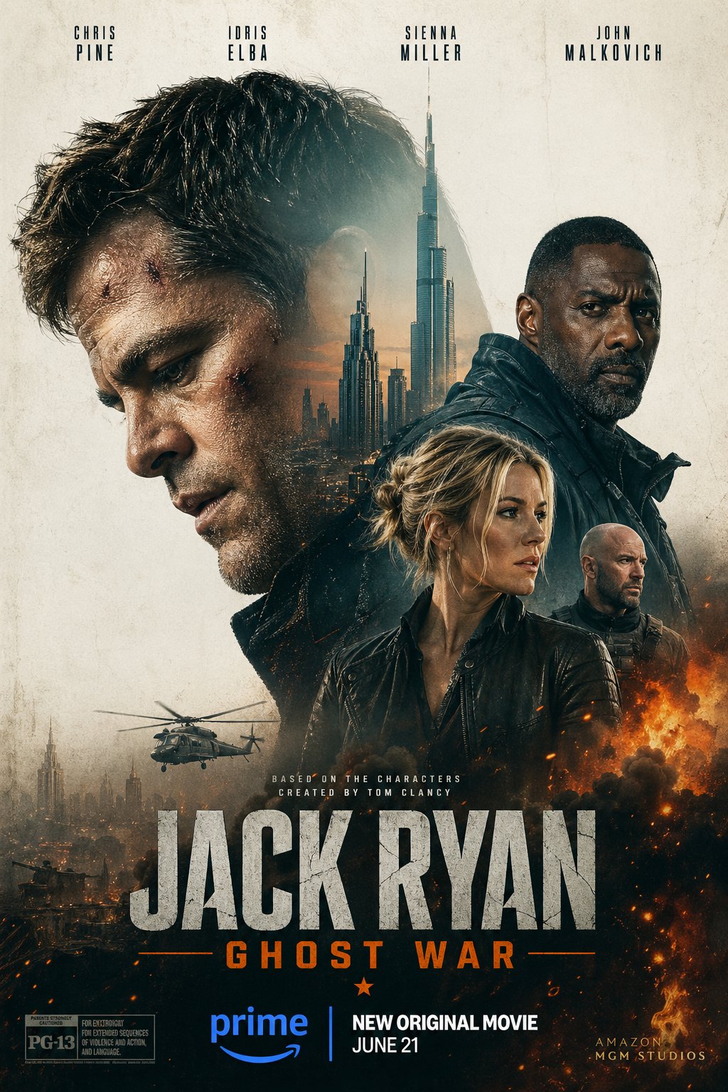 Jack Ryan Ghost War poster