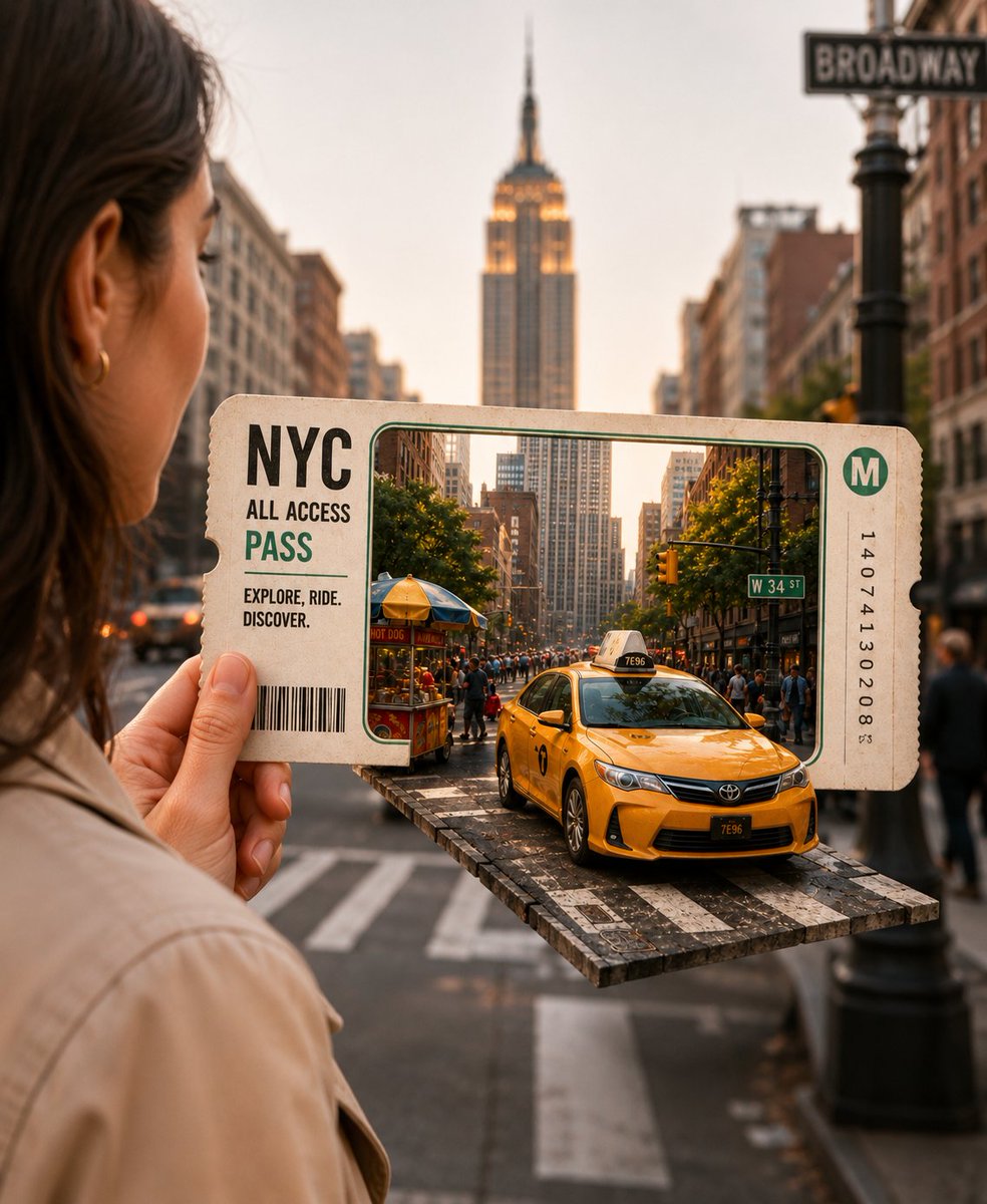 3D Travel Ticket