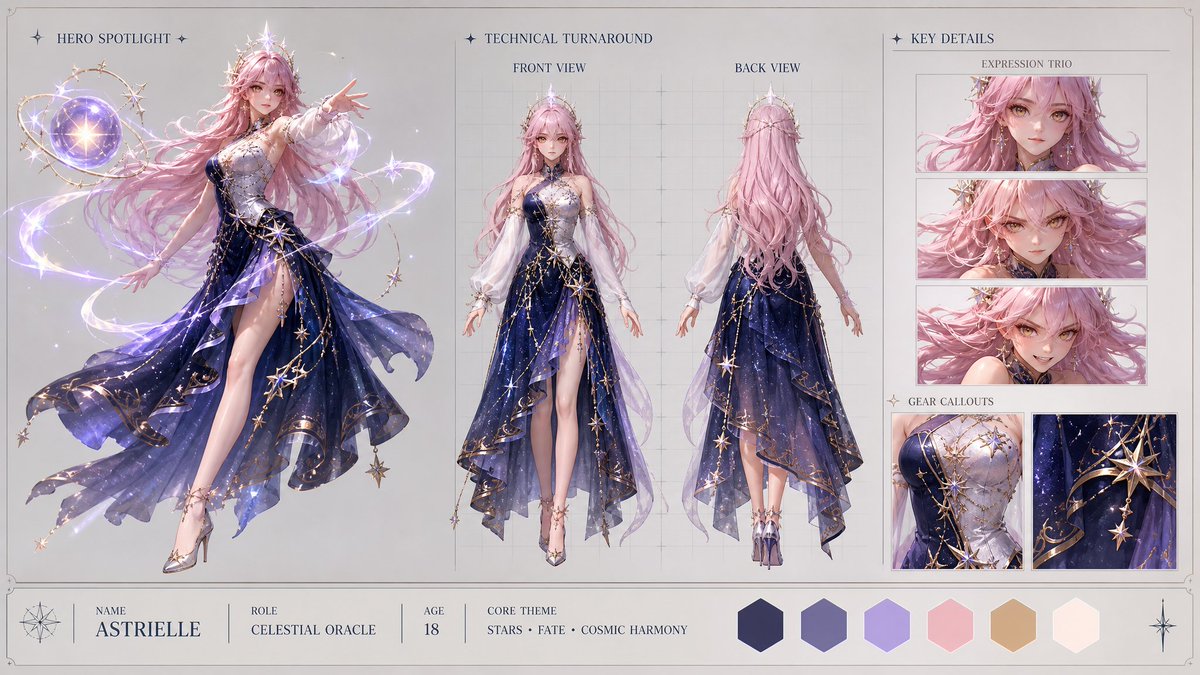 Anime Character Concept Showcase