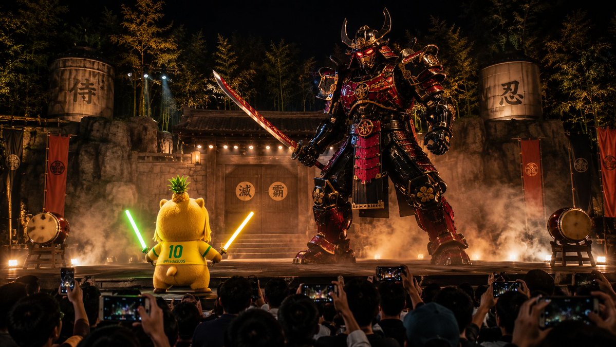 Nighttime Japanese Theater Cinematic