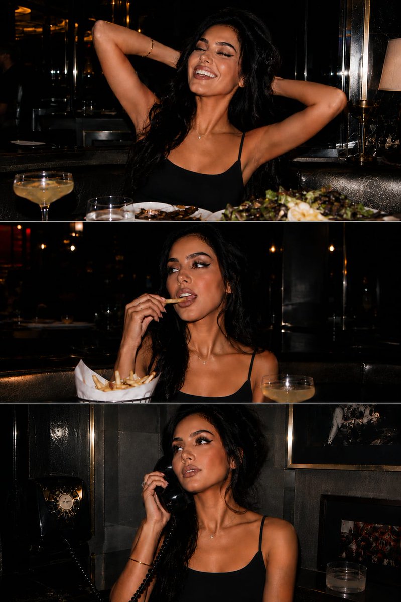 Three-Frame Nightlife Collage