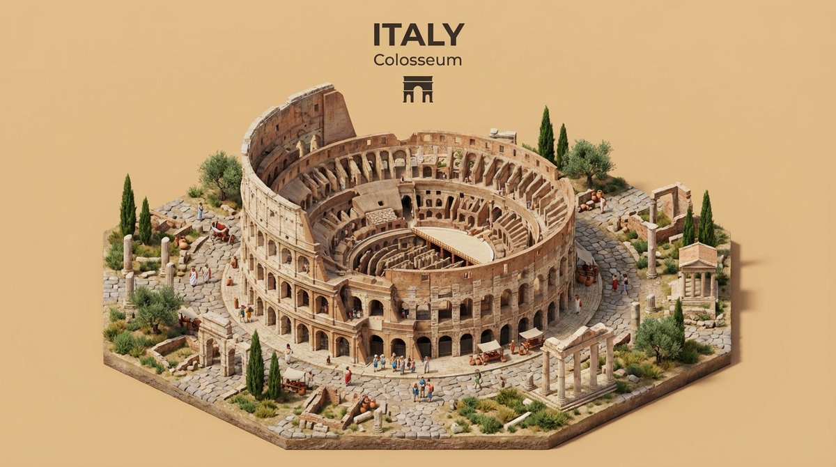 Isometric Landmark Diorama