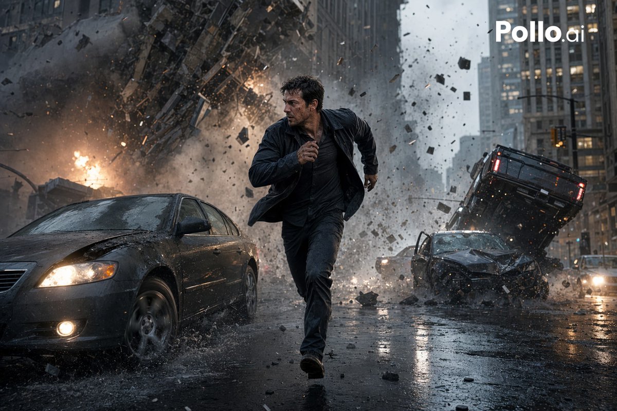 Blockbuster Action Movie Shot