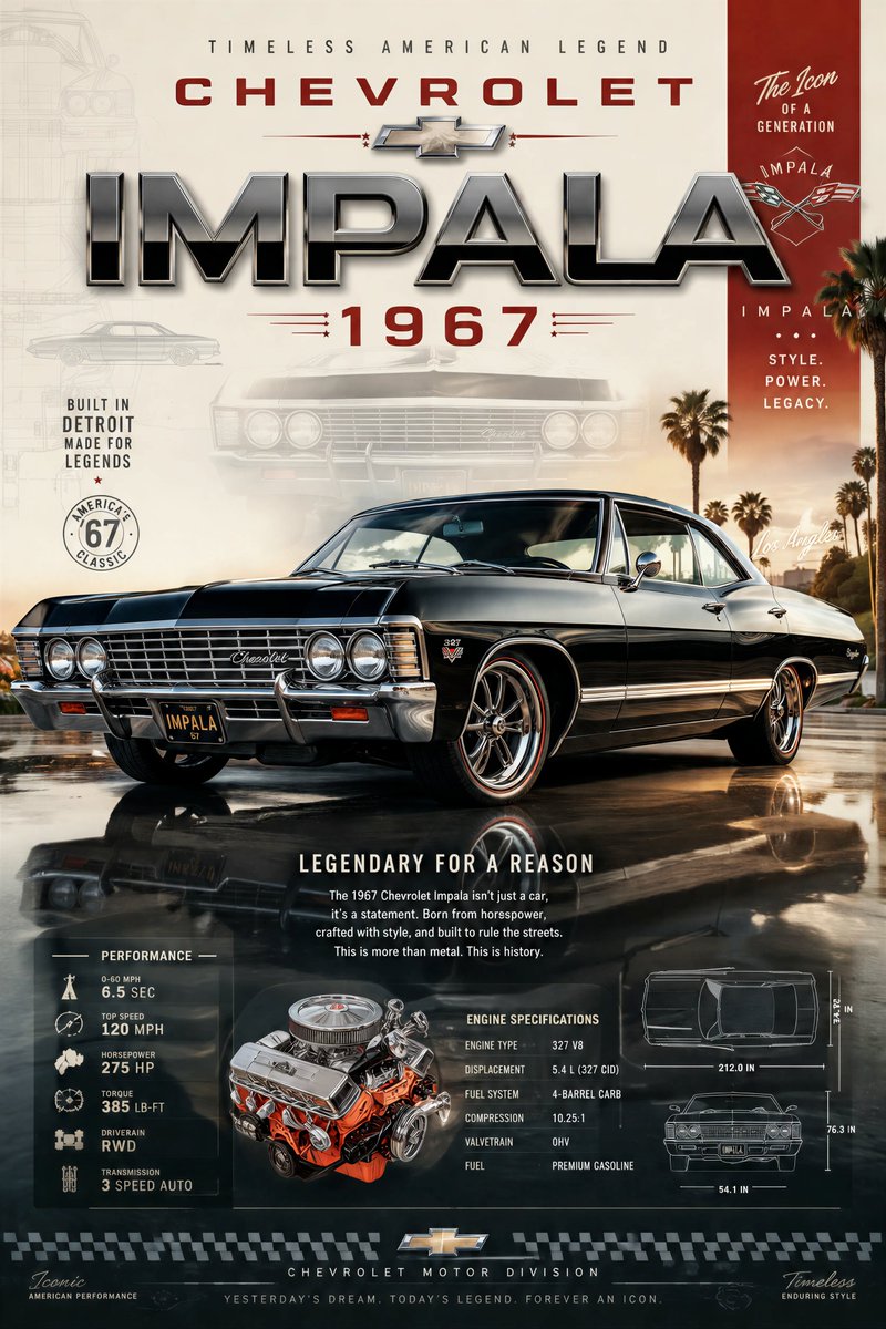 Premium Automotive Spec Poster