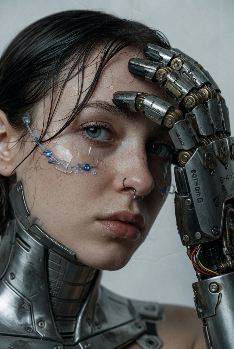 Cyborg Prosthetic Close-Up
