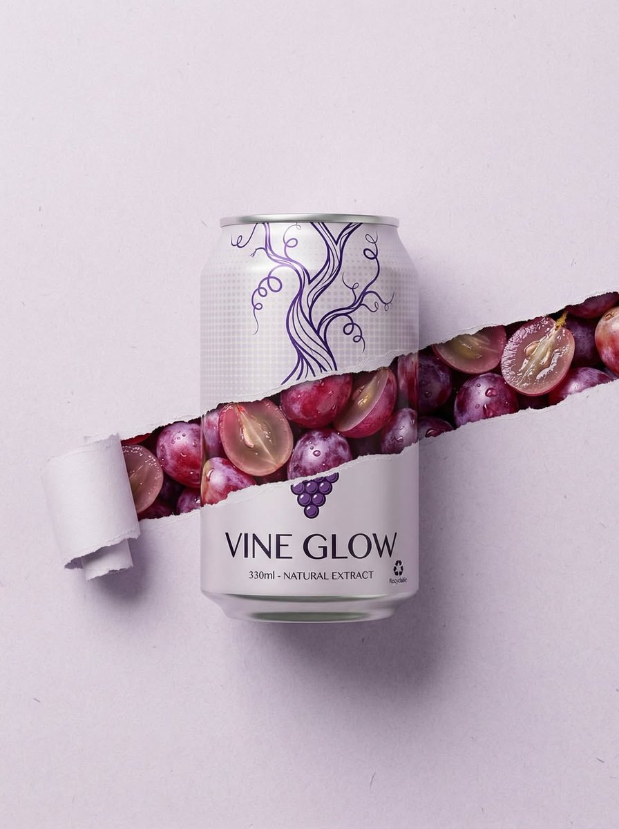Grape Reveal Can Product Shot