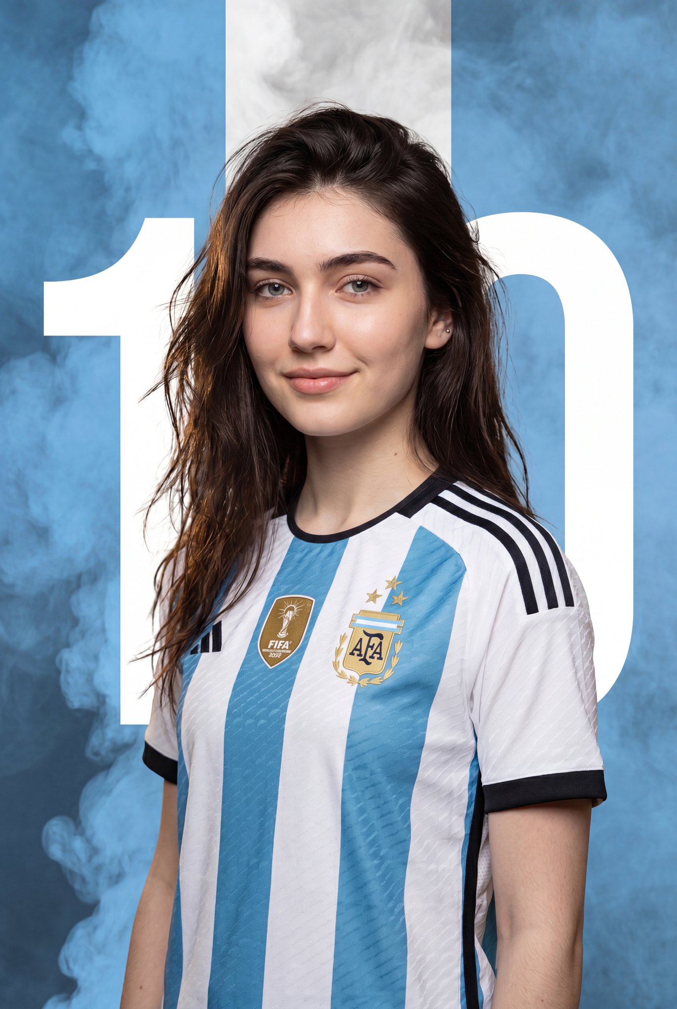 Argentina soccer player sports poster