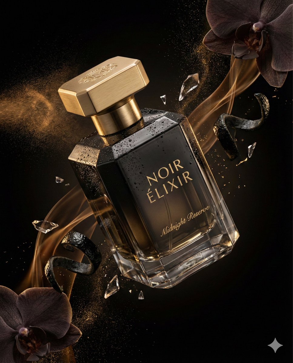 Noir Elixir Perfume Ad