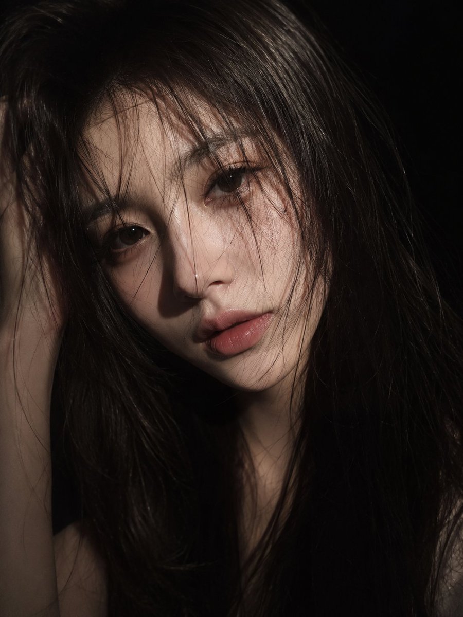 Moody East Asian portrait