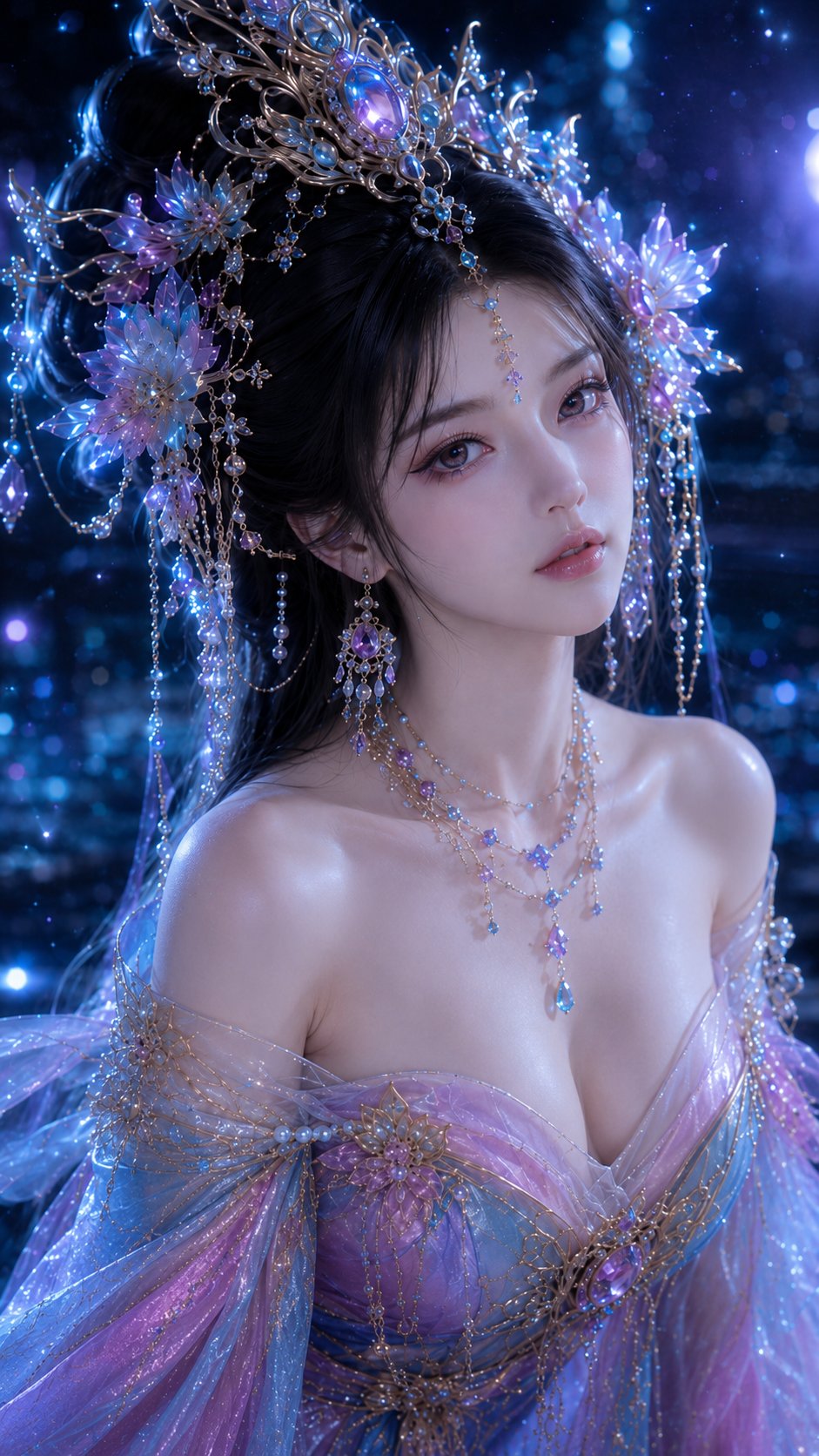 Oriental fantasy beauty portrait