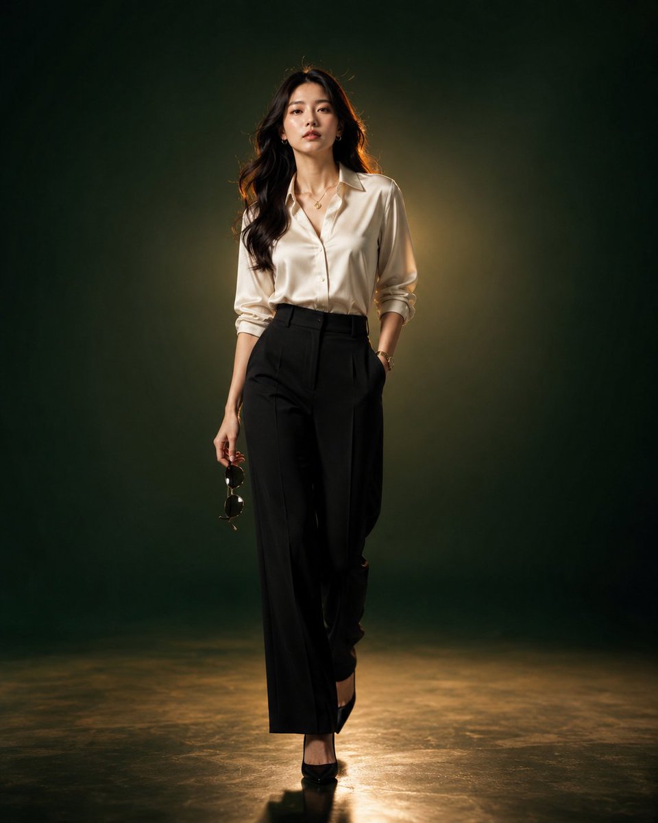 Emerald CEO fashion portrait