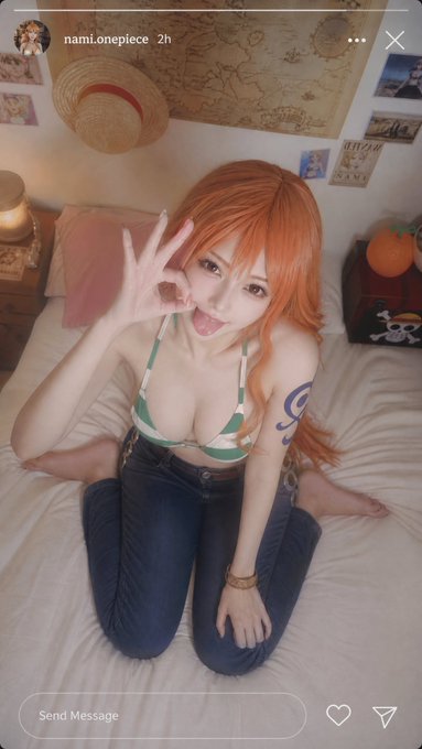 Cosplay selfie OK gesture