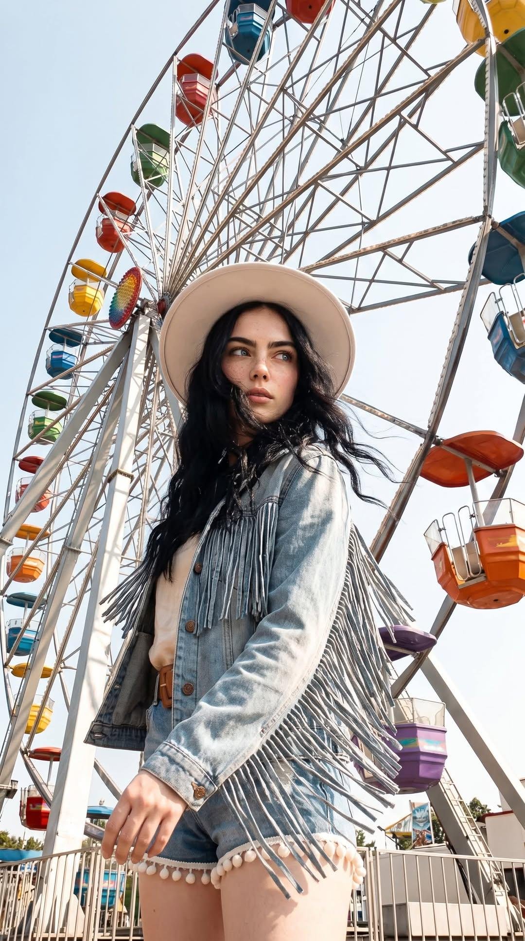 Ferris wheel boho summer photo