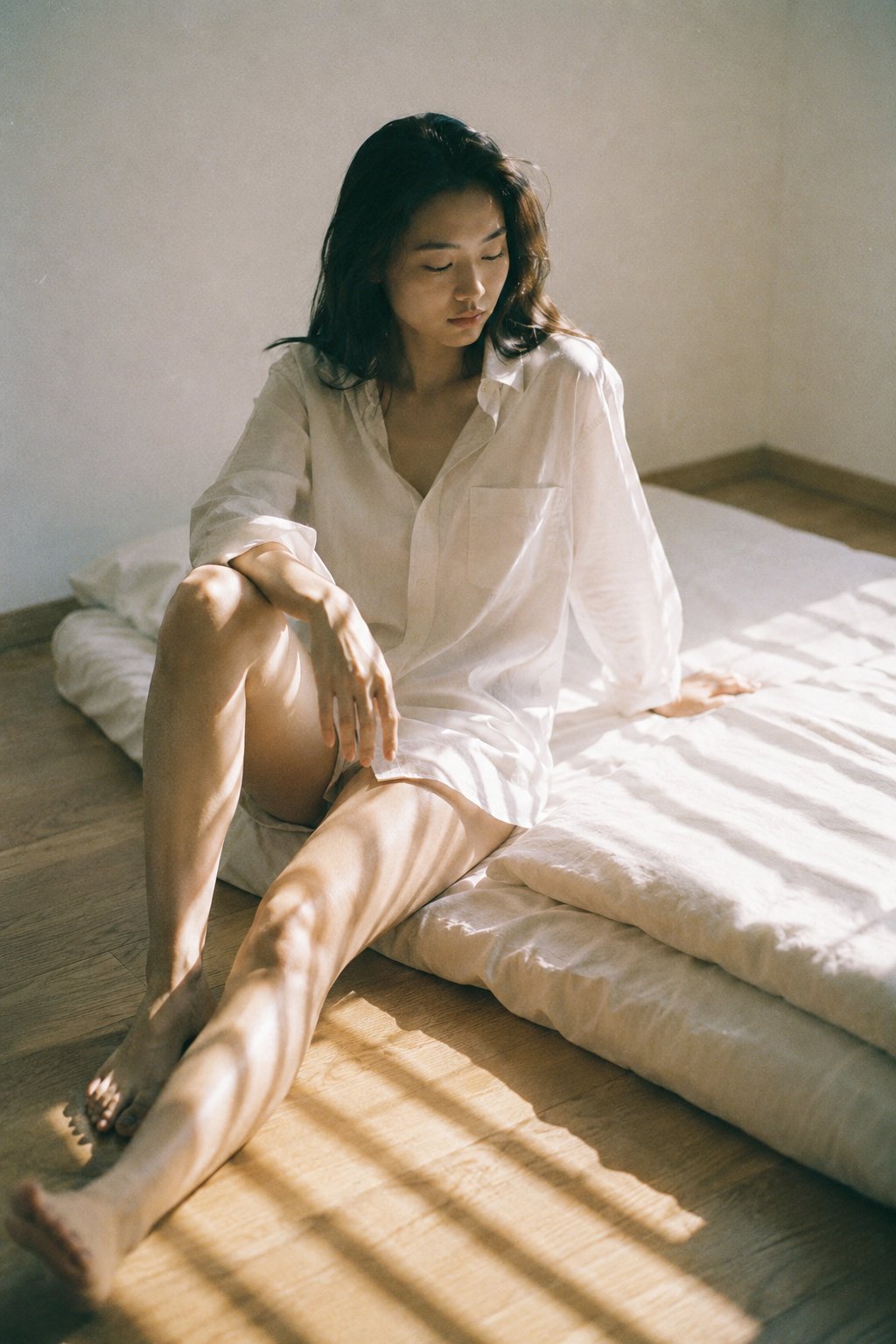 Japanese futon film portrait