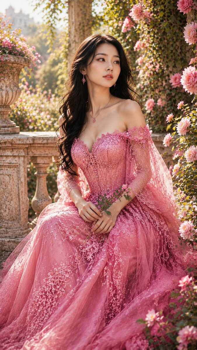 Sapphire palace garden portrait