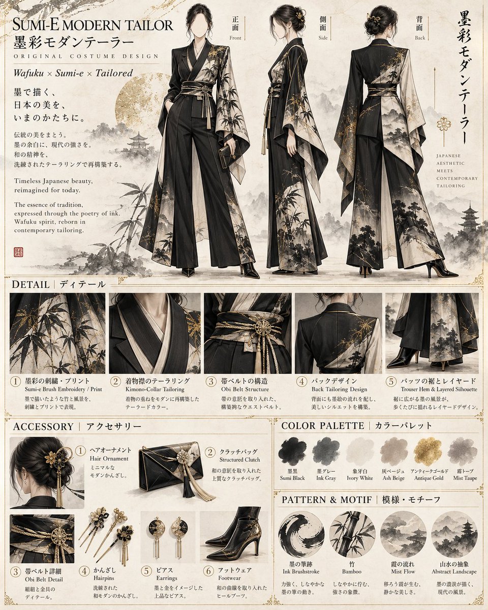 Product Marketing - Indigo Denim Street Outfit Design