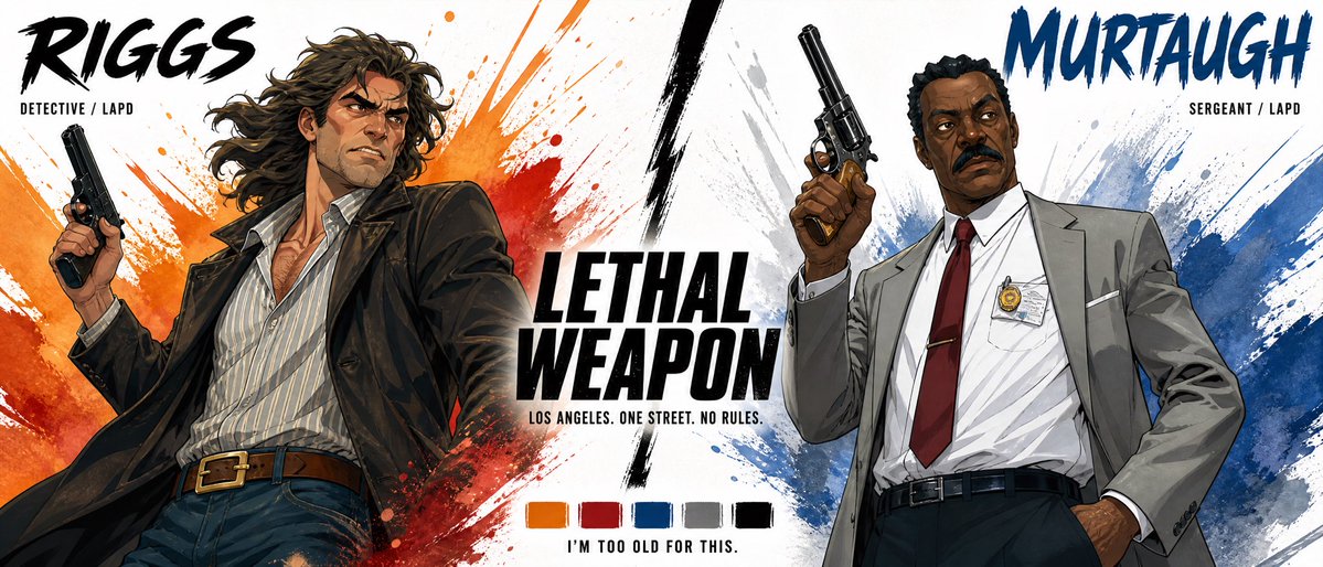 Riggs & Murtaugh Character Bible Sheet