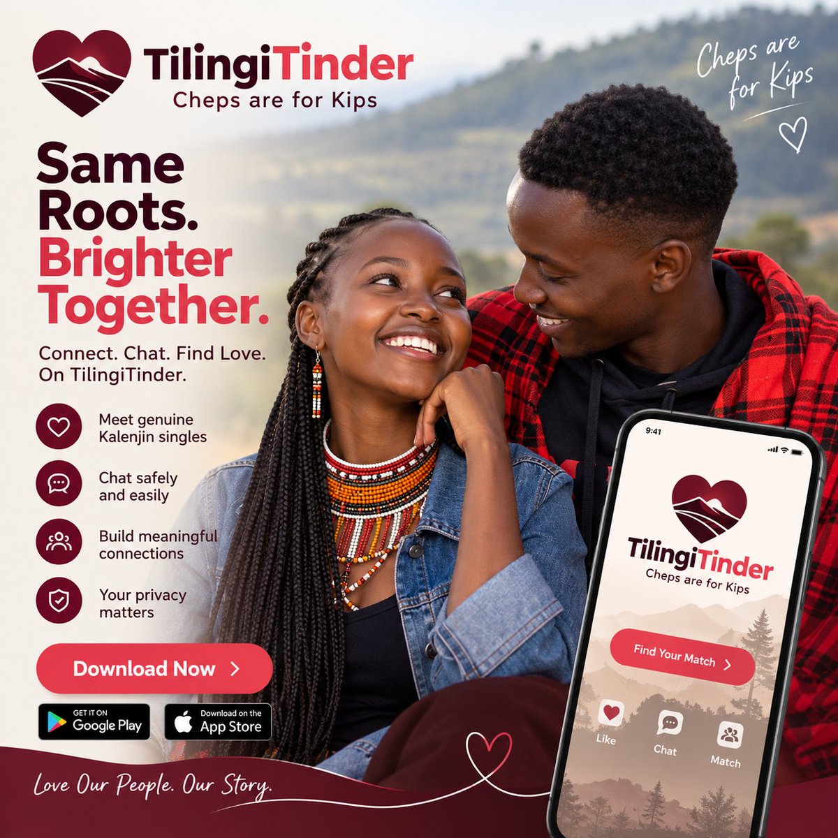 Fictional Dating App Advertisement