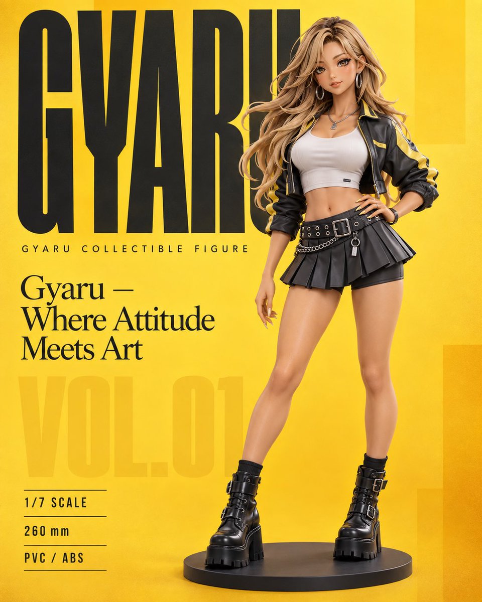 Vertical Social Poster for Collectible Figure
