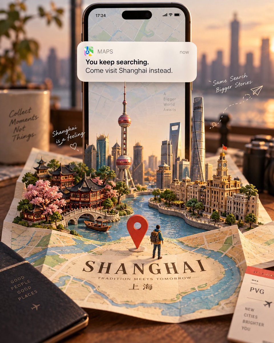 Instagram Travel Campaign with Smartphone Anchor