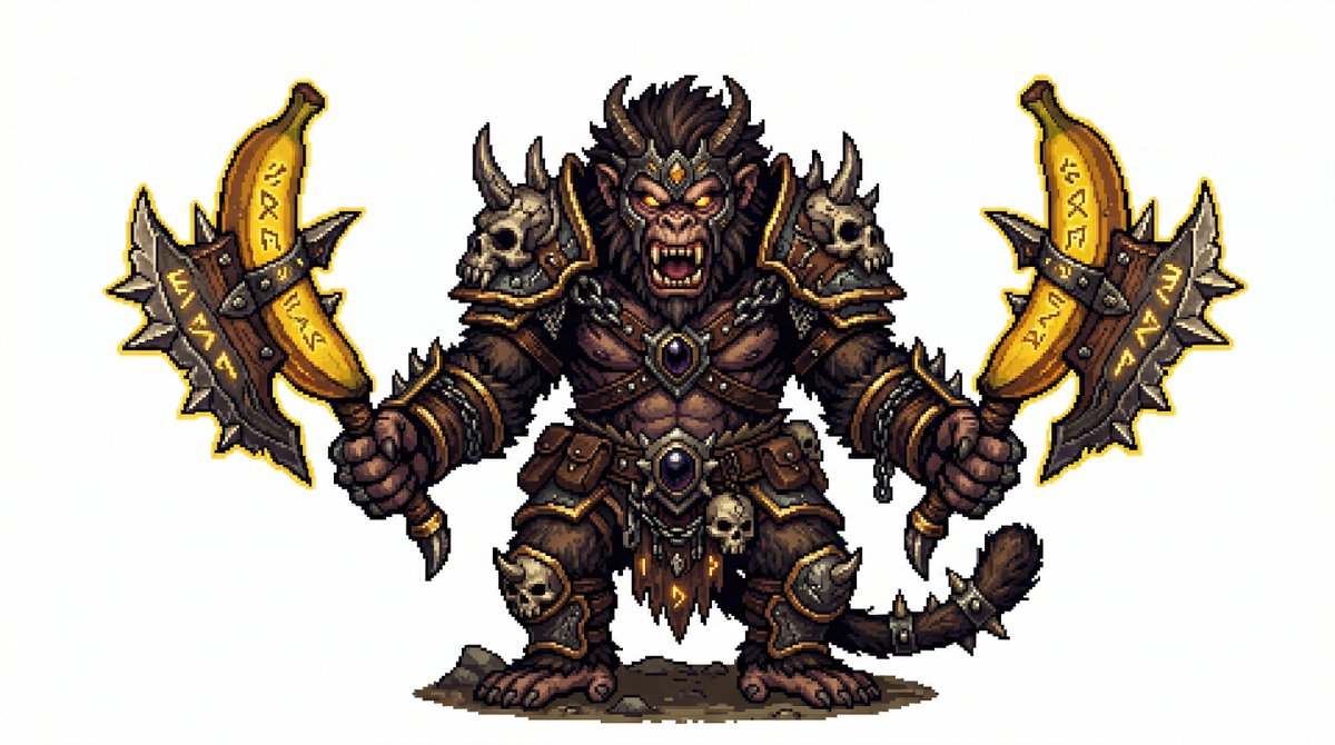 Pixel Art Game Enemy