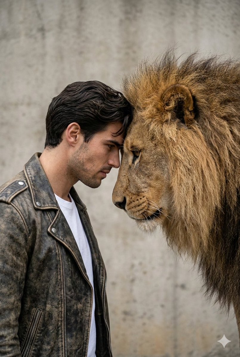 Gritty Lion Bond Portrait