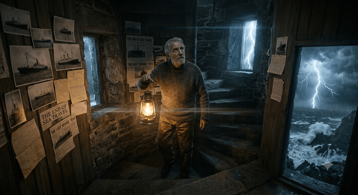 Comic / Storyboard - The Lighthouse Keeper Storyboard