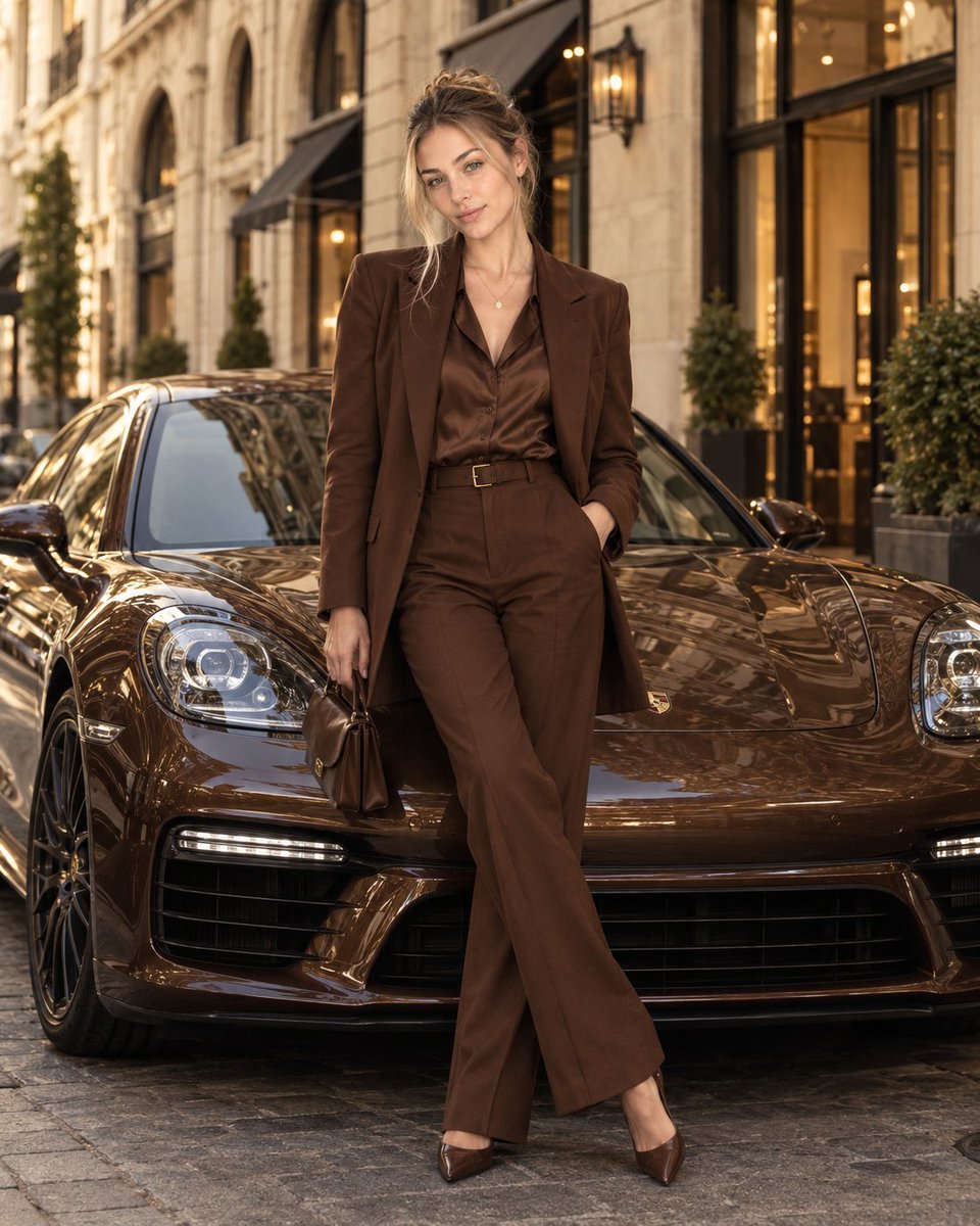 Product Marketing - Luxury Fashion Editorial with Sports Sedan