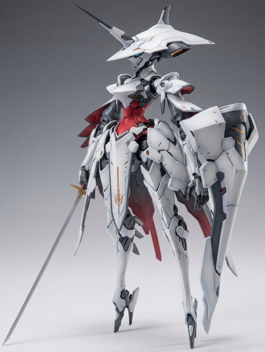 Product Marketing - Full Armor Mecha Girl Concept Art