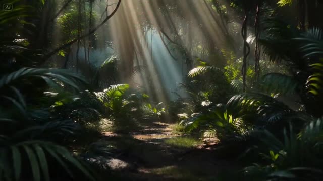 Tiger Hunts Wild Boar in Dense Jungle