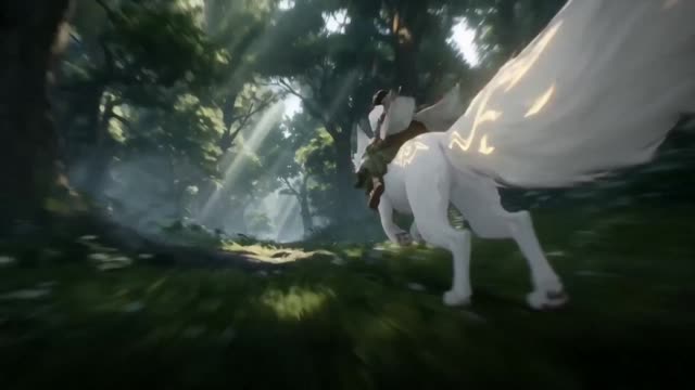 Mystical Ride Through an Enchanted Forest