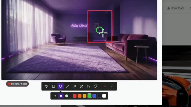 Dancing Couple, Monster in Living Room