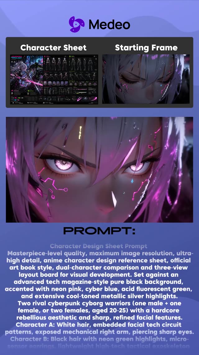 Cyberpunk Warrior Battle