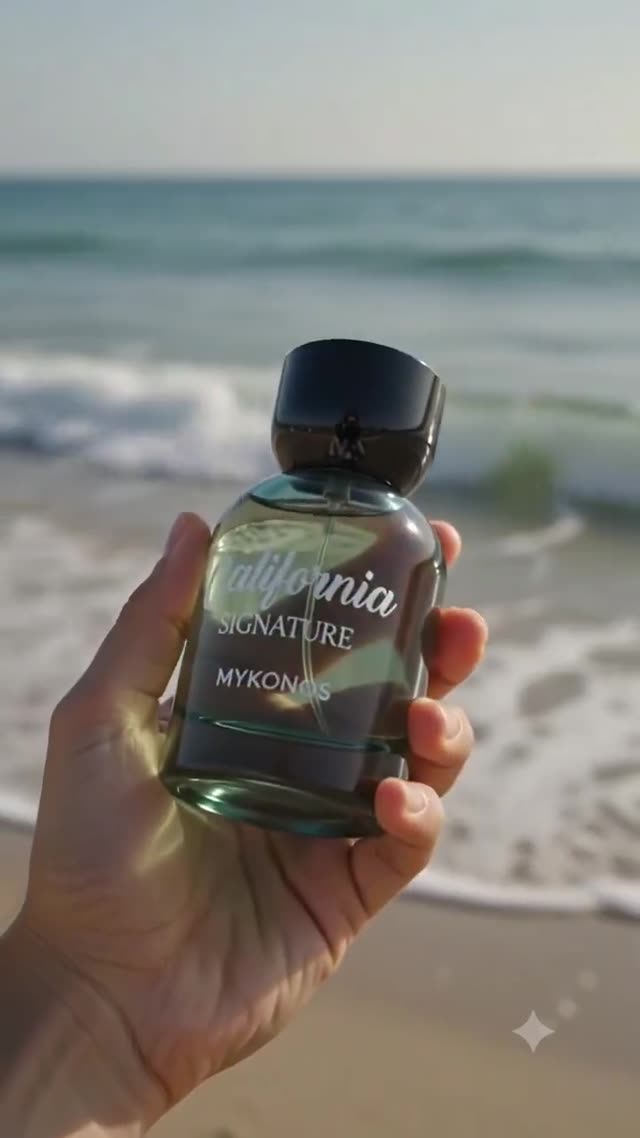 Hero Open Shot of Bottle on Beach