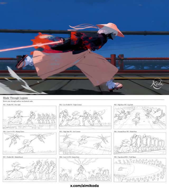 Samurai Blade Through Legions