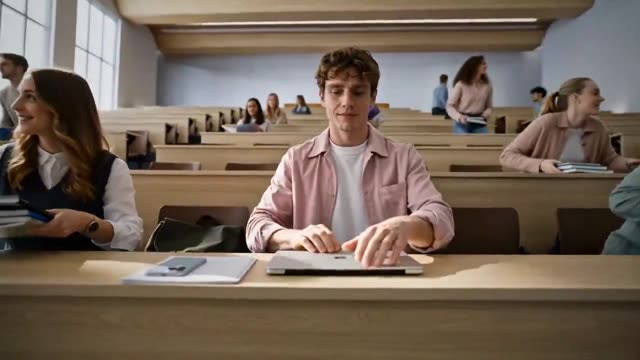 Student's Joyful Journey Home