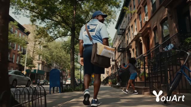 Happy Mail Carrier