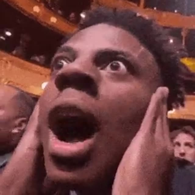 Man's Exaggerated Shock at Awards Ceremony