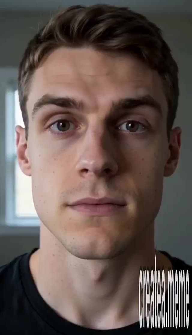 Man's Face Distorts Into Creepy Smile