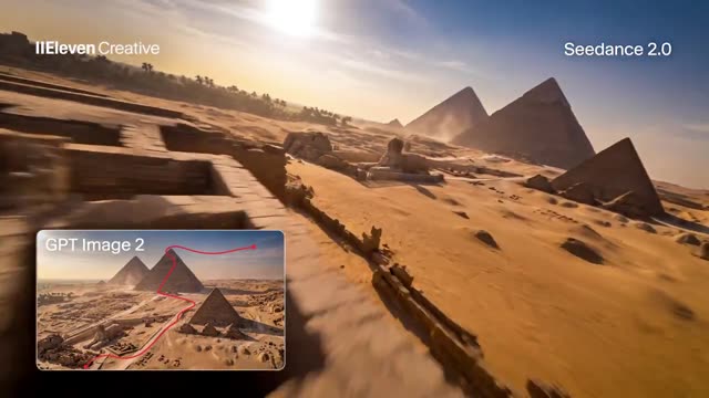 FPV Drone Flight Over the Pyramids