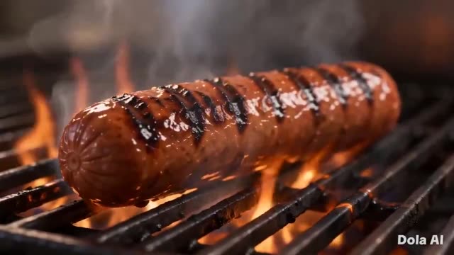 Hyper-Realistic Hot Dog Assembly and Presentation