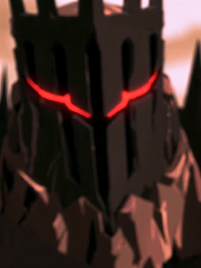 Dark Lord With Lightning Mace In Desolate Landscape
